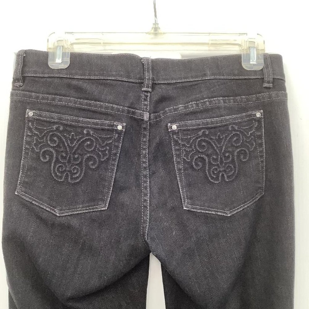 White House Black Market Black Denim Jeans - Size 2R - Like New